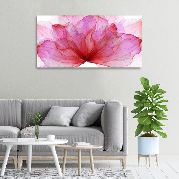 Quadro stampa su tela Fiore rosa