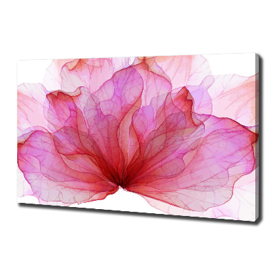 Quadro stampa su tela Fiore rosa