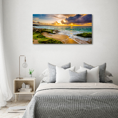 Quadro su tela Mare al tramonto