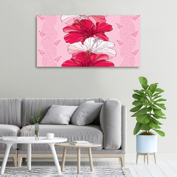 Foto quadro su tela Fiori hawaiani