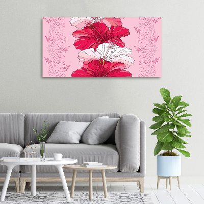 Foto quadro su tela Fiori hawaiani