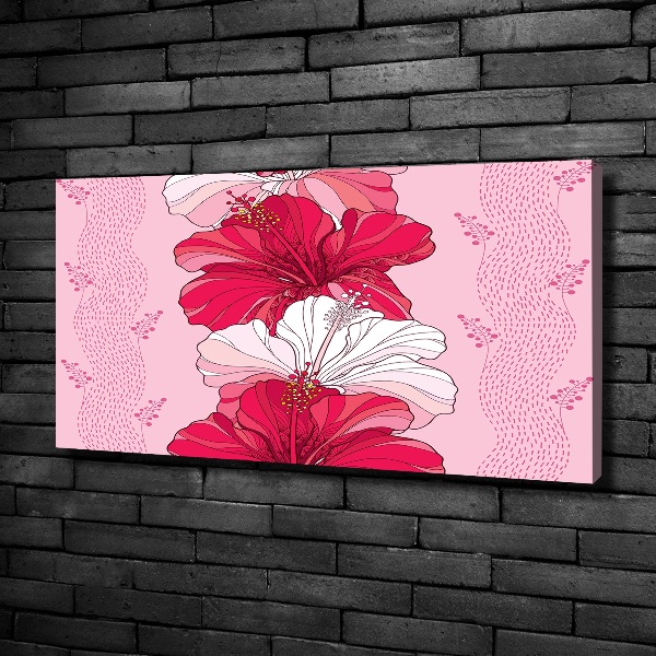 Foto quadro su tela Fiori hawaiani