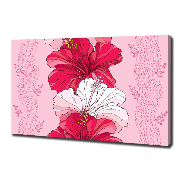 Foto quadro su tela Fiori hawaiani