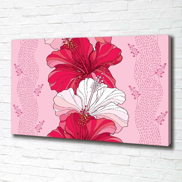 Foto quadro su tela Fiori hawaiani