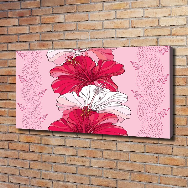 Foto quadro su tela Fiori hawaiani