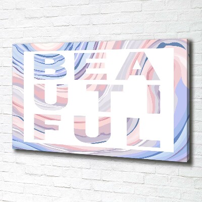 Quadro stampa su tela Bellissimo