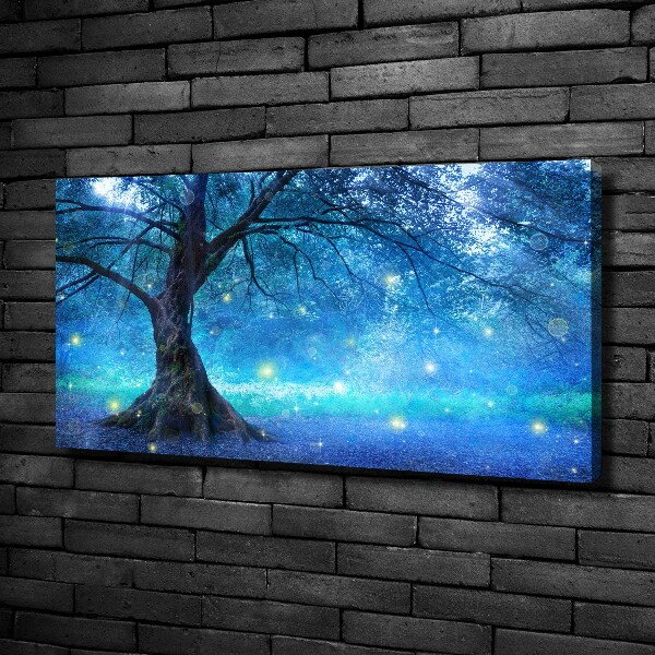 Quadro stampa su tela Foresta misteriosa