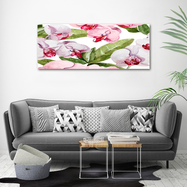 Quadro su tela Orchidee rosa