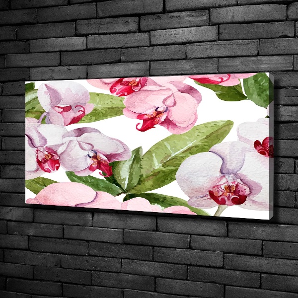 Quadro su tela Orchidee rosa