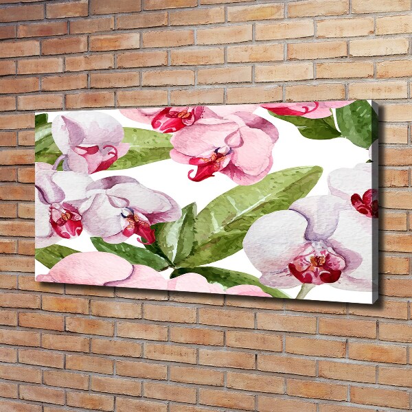 Quadro su tela Orchidee rosa