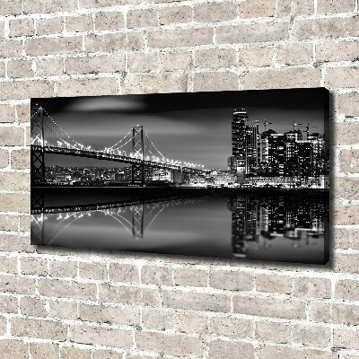 Foto quadro su tela San Francisco di notte