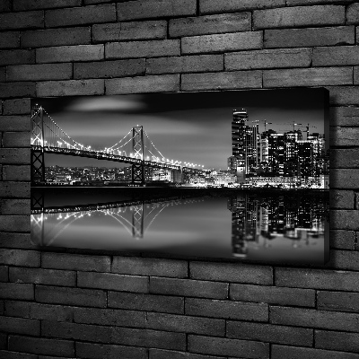 Foto quadro su tela San Francisco di notte