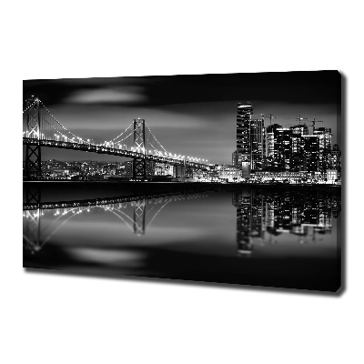 Foto quadro su tela San Francisco di notte