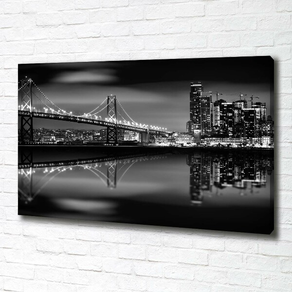 Foto quadro su tela San Francisco di notte