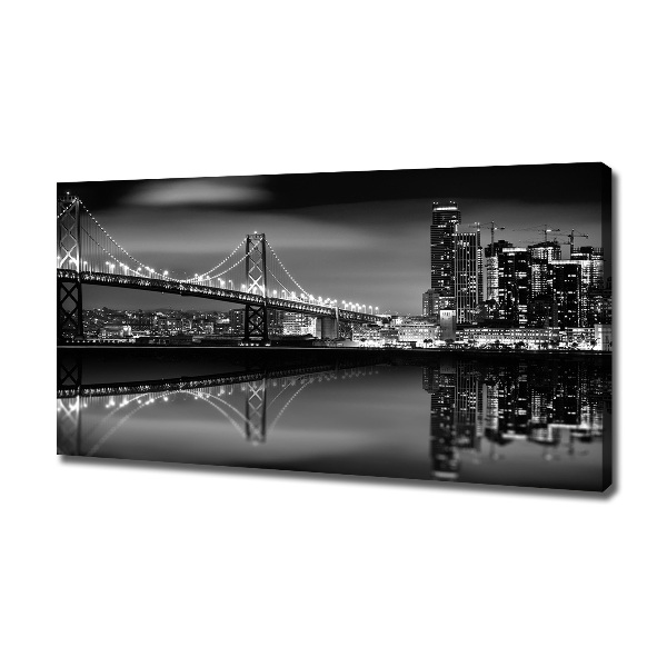 Foto quadro su tela San Francisco di notte