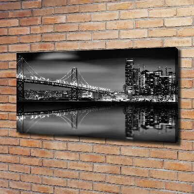 Foto quadro su tela San Francisco di notte