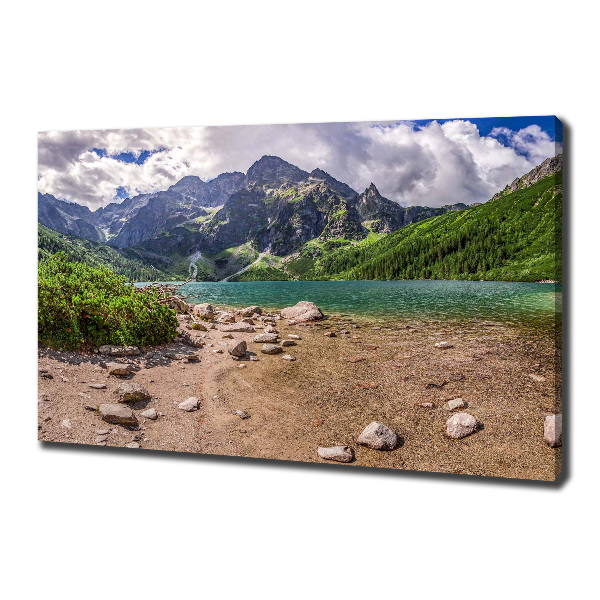 Quadro su tela Lago tra le montagne