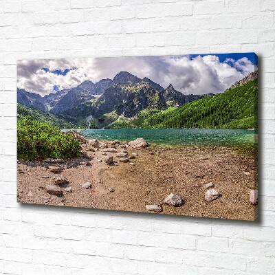 Quadro su tela Lago tra le montagne