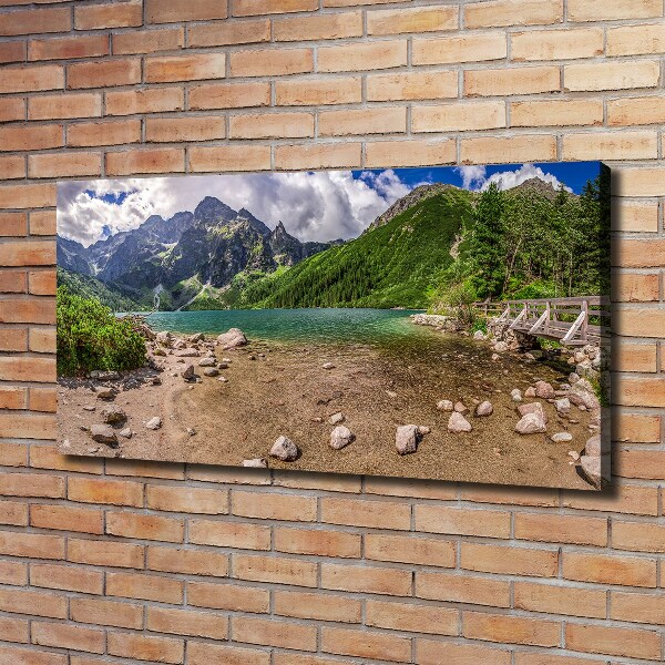 Quadro su tela Lago tra le montagne