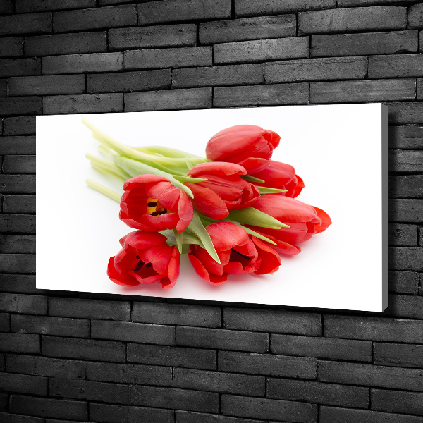 Foto quadro su tela Fiore rosso