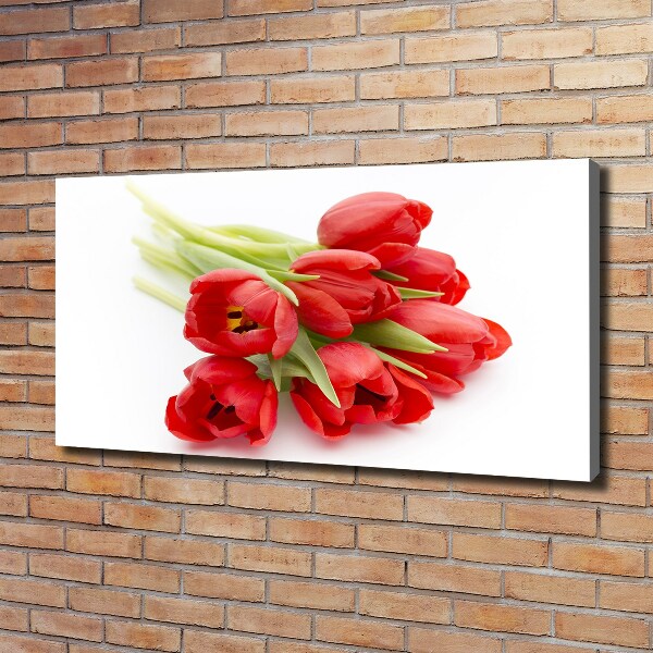 Foto quadro su tela Fiore rosso