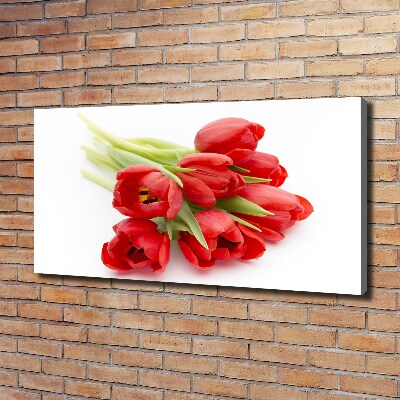 Foto quadro su tela Fiore rosso
