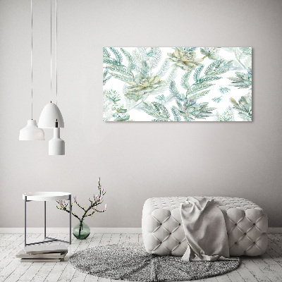 Quadro su tela Fiori e foglie
