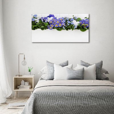 Quadro stampa su tela Fiori blu