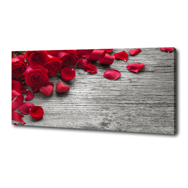 Quadro su tela Rose rosse