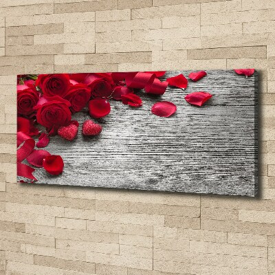 Quadro su tela Rose rosse