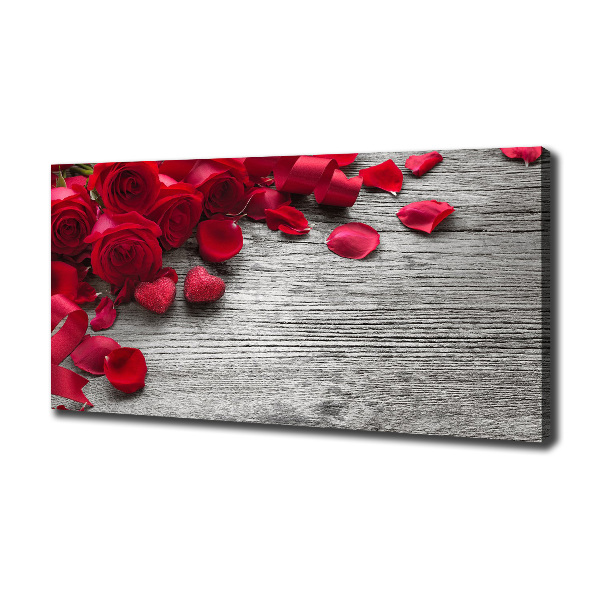 Quadro su tela Rose rosse