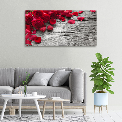 Quadro su tela Rose rosse