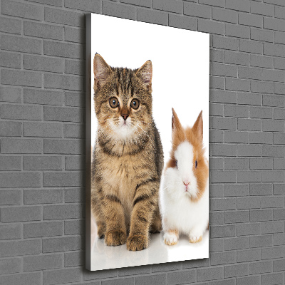 Quadro foto su tela verticale Animali domestici