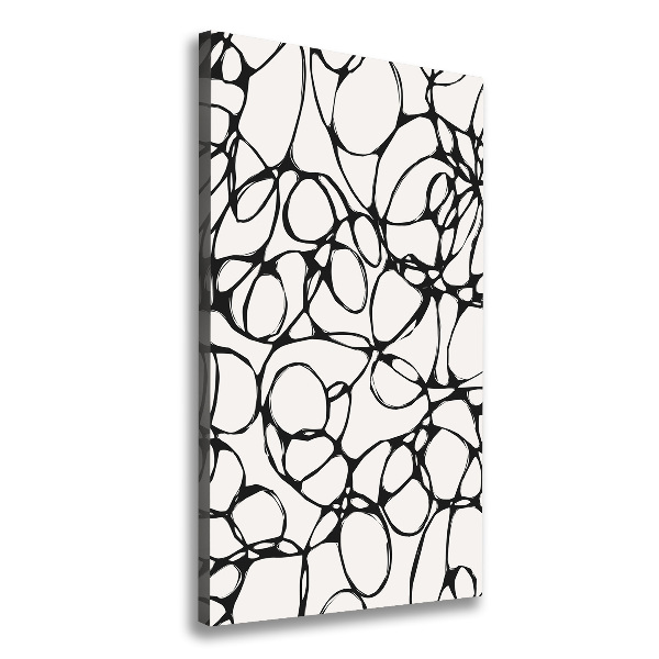 Stampa quadro su tela verticale Cerchi caotici