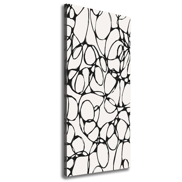 Stampa quadro su tela verticale Cerchi caotici