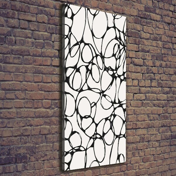 Stampa quadro su tela verticale Cerchi caotici