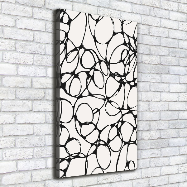 Stampa quadro su tela verticale Cerchi caotici