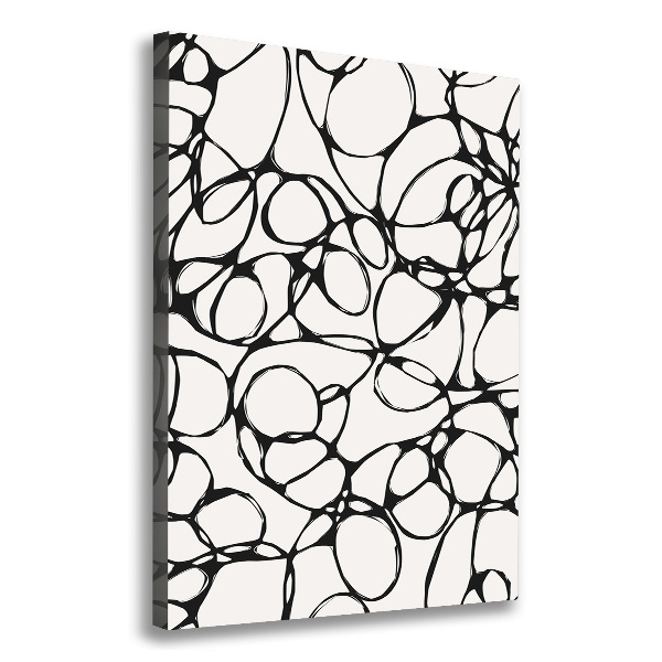 Stampa quadro su tela verticale Cerchi caotici