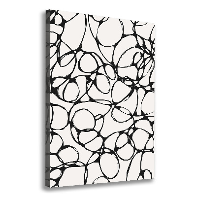 Stampa quadro su tela verticale Cerchi caotici