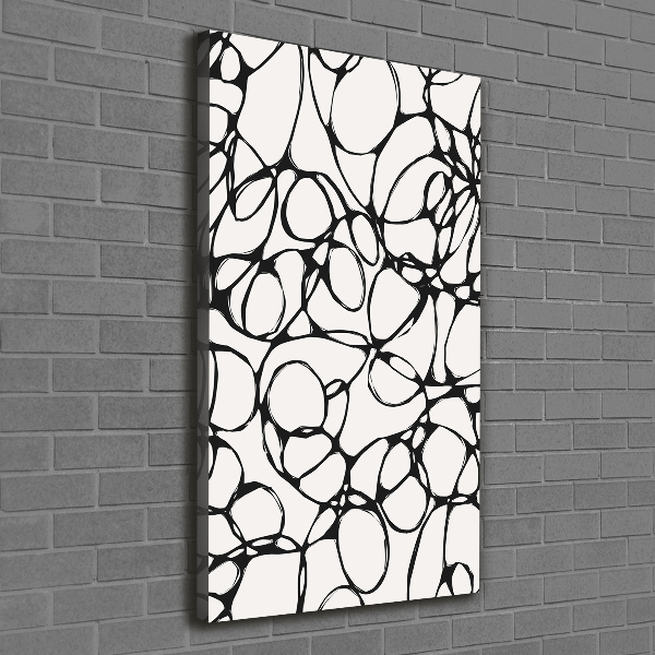 Stampa quadro su tela verticale Cerchi caotici