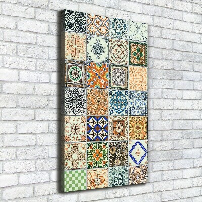 Stampa quadro su tela verticale Piastrelle in ceramica