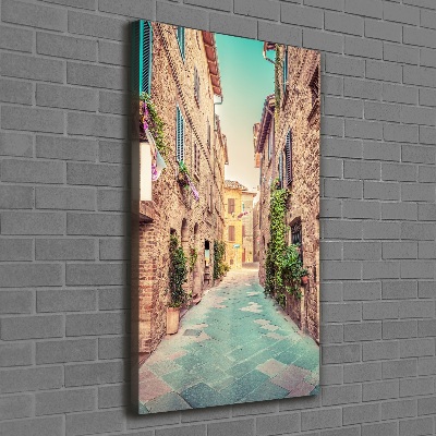 Quadro foto su tela verticale Strade italiane