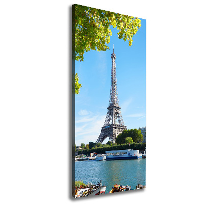 Quadro su tela canvas verticale Torre Eiffel Parigi