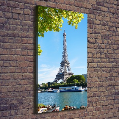 Quadro su tela canvas verticale Torre Eiffel Parigi