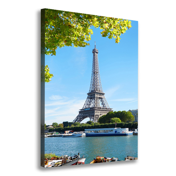 Quadro su tela canvas verticale Torre Eiffel Parigi