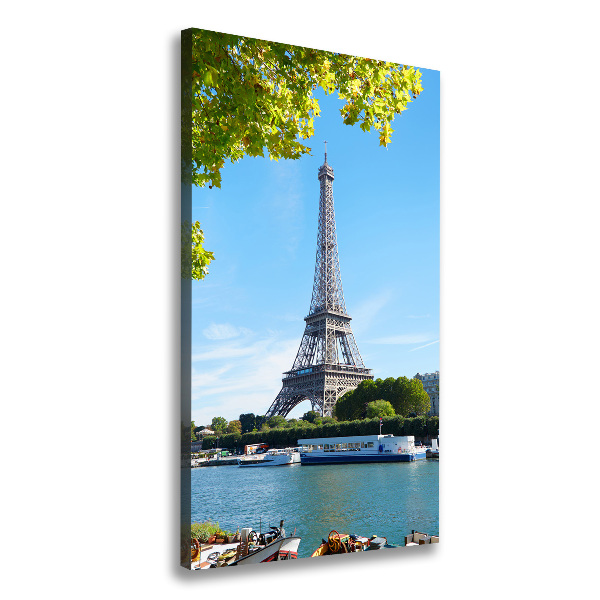 Quadro su tela canvas verticale Torre Eiffel Parigi