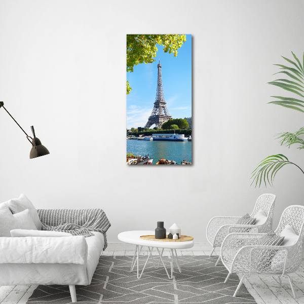 Quadro su tela canvas verticale Torre Eiffel Parigi