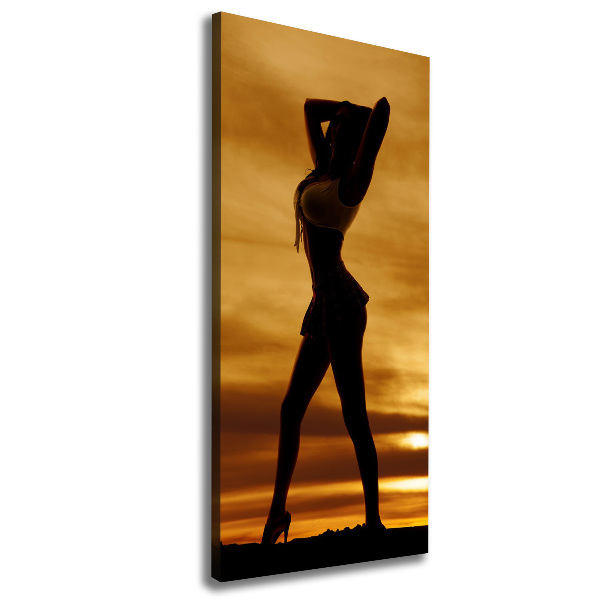 Quadro foto su tela verticale Gonna corta