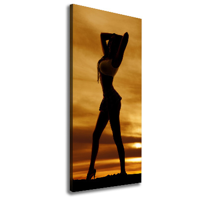 Quadro foto su tela verticale Gonna corta