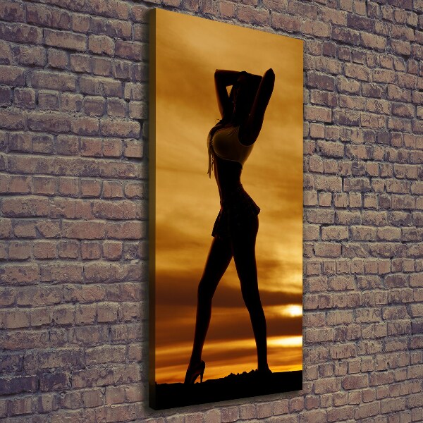 Quadro foto su tela verticale Gonna corta